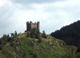 Le château d'Alleuze