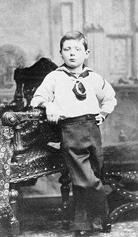 Churchill als Siebenjähriger (1881)