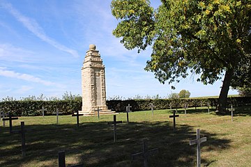 Le cimetière militaire allemand.