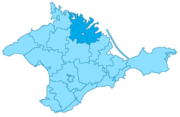 Distretto di Džankoj – Mappa