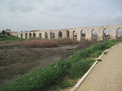 De ligging van het aquaduct