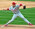 Image 21In May 2010, the Philadelphia Phillies' Roy Halladay pitched the 20th major league perfect game. That October, he pitched only the second no-hitter in MLB postseason history. (from History of baseball)