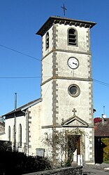 The church in Domèvre-sous-Montfort