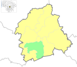 Location of Šveicarija eldership