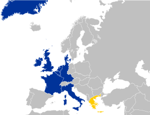EC10-1981 Разширяване на картата на Европейската общност.svg