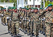 Parade pasukan Angkatan Darat Timor Leste