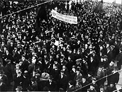 Demonstration by the Argentine syndicalist union FORA in 1915 FORA Demonstration.jpg