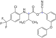 Strukturformel von Fluvalinat