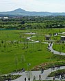 Blick vom Himmelsstürmer zum Hohenstaufen