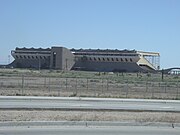 A different view of the front of the Phoenix Trotting Park.