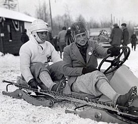 Ганс Айзенхут и Макс Убен на зимних Олимпийских играх 1932 года