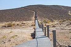 השביל הצף המוביל לראש הגבעה