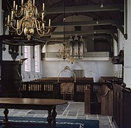 Overzicht interieur, met orgel