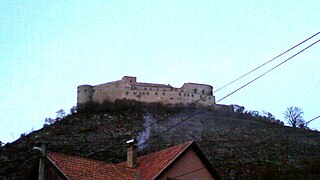 Vue du château fin mars 2012.