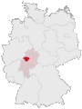 Lage des Landkreises Marburg-Biedenkopf in Deutschland. 
 GIF-BILLEDE