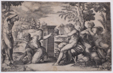 Apollon a Marsyas 16. století