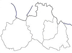 Mapa lokalizacyjna kraju libereckiego