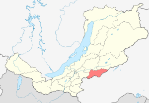 Кижингинский район на карте
