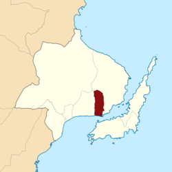 Peta lokasi Kecamatan Maesa
