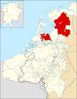 Het Sticht Utrecht omstreeks 1350.