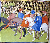 Král Ludvík I. (ilustrace z 15. století)