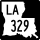 Louisiana Highway 329 marker