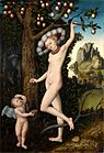 Lucas Cranach den äldre, Cupid beklagar sig för Venus, (1525)