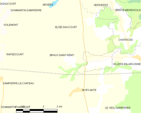 Poziția localității Braux-Saint-Remy