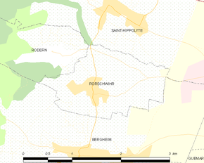 Poziția localității Rorschwihr