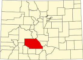 Koort vun Saguache County