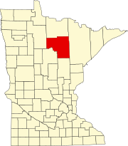 艾塔斯卡县在明尼苏达州的位置