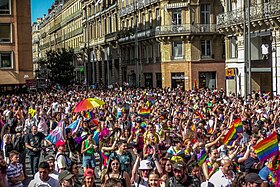 La marche des fiertés de Toulousele 10 juin 2023.