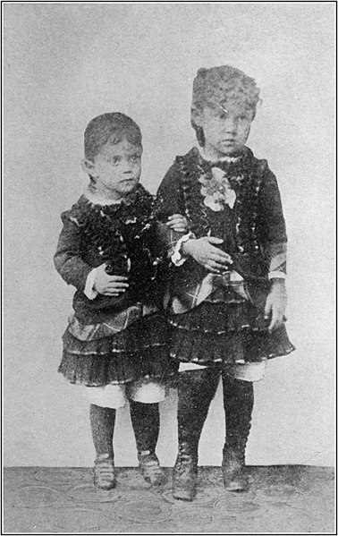 Mary Antin & sister Fetchke as infant children