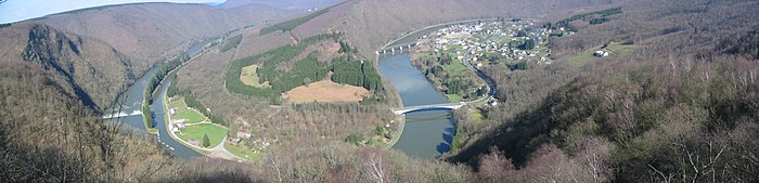 Râul Meuse in Ardennii francezi