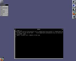 MidnightBSD s prostředím Window Maker