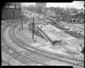 Construction of Mount Pleasant Road underpass on Bloor Street, 1949