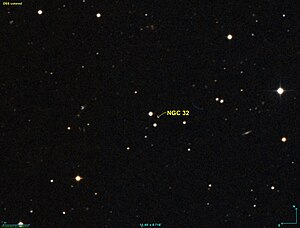 NGC 32 as seen by the Digitized Sky Survey.