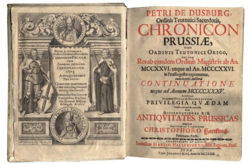 Image illustrative de l’article Chronicon terrae Prussiae