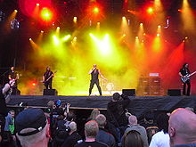 Queensrÿche koncertanta en Kvinesdal, Norvego en 2010