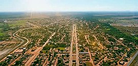 Vista aérea de Santana do Araguaia