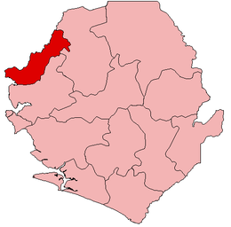 Distretto di Kambia – Localizzazione