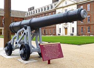 The Singora cannon at the Royal Hospital Chelsea in London