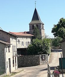 Rue du village vers l'église