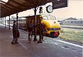 Station IJmuiden een week voordat de NS de dienst staakte (1983).