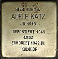 Stolperstein für Adele Katz (Weyerstraße 110)