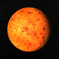 TRAPPIST-1b Artist's Impression