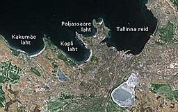 Kakumäebukten är den västligaste av Tallinnbuktens fyra inre vikar.