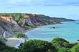 Plage de Tambaba, où le climat est tropical.