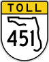 State Road 451 marker