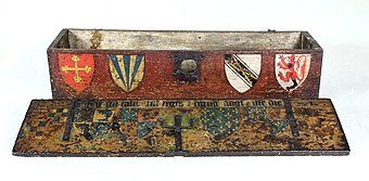 Treaty of Bretigny chest in the collection Treaty of Calais Chest.jpg